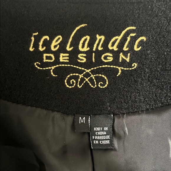 Vintage Embroidered Black Wool Jacket - Picture 3 of 4